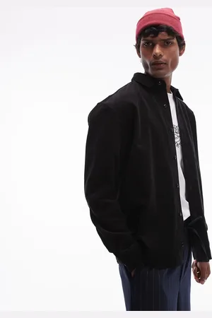 Topman – Oversize-Hemd aus feinem Cord in