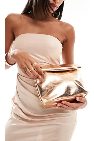 Glamorous – Lässige Clutch in Gold