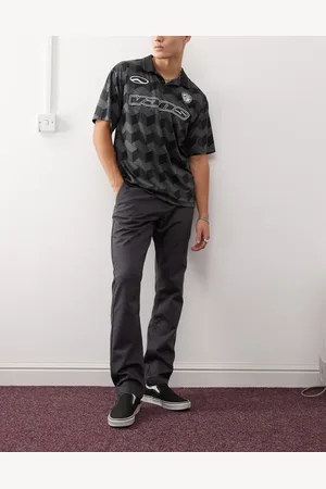 Vans Authentic – Lockere Chinohose mit schmalem Schnitt in Anthrazit