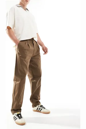 Only & Sons – Locker geschnittene Hose in mit Bundfalten