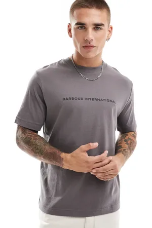 Barbour – Motored – T-Shirt in Pflaumengrau