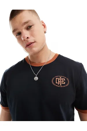 Coney Island Picnic – T-Shirt in mit farblich abgesetzten Abschlüssen