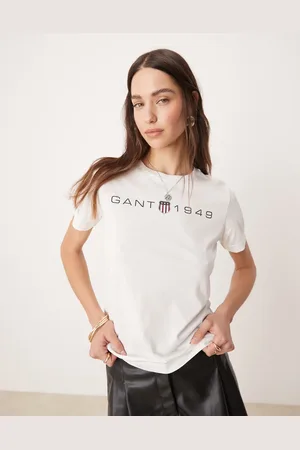 GANT – T-Shirt in mit „1949“-Schild-Logoprint