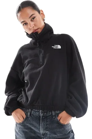 The North Face – Glacier – Fleece-Sweatshirt in mit kurzem Reißverschluss und Oversize-Schnitt