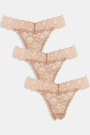 ASOS – Minnie – 3er-Pack Spitzen-Tangas in