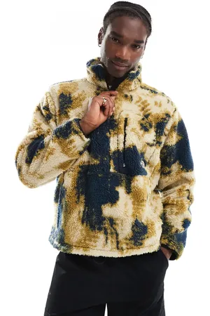 The North Face – M66 – Jacke aus hochflorigem Fleece mit kurzem Reißverschluss und gebleichtem Färbungsmuster