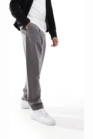 ASOS – Chinohose in verwaschenem mit Ballon-Beinschnitt