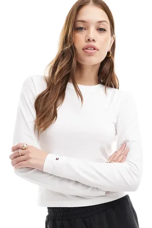 Tommy Hilfiger – Langärmliges Lounge-Shirt in mit Tommy-Logo