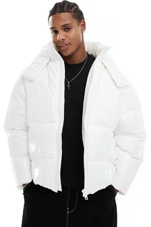 ASOS – Pufferjacke in hochglänzendem