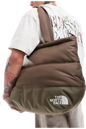The North Face – Nuptse – Wattierte Tragetasche in Smokey- mit Daunenfüllung