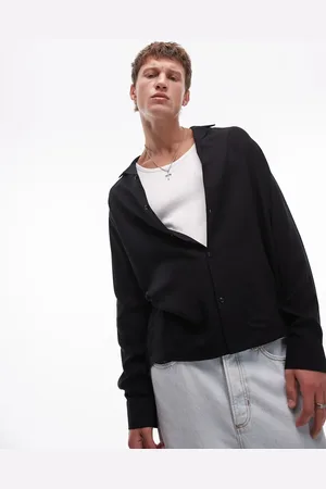 Topman – Langärmliges Hemd aus Viskose in
