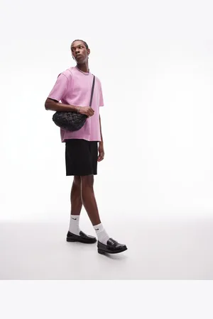 Topman – Oversize-T-Shirt in verwaschenem mit Ziernaht