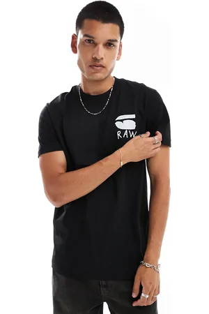 G-Star – T-Shirt in mit Burger-Print auf Brust und Rücken