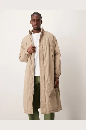 ASOS – Oversize-Parka in Stein