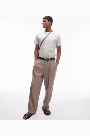 Topman – T-Shirt in Ecru in regulärer Passform
