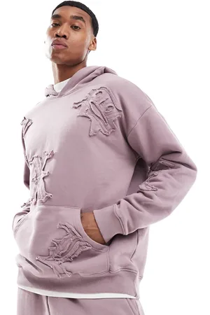 Liquor N Poker – Kapuzenpullover in Beerenmix mit Motivmuster, Kombiteil