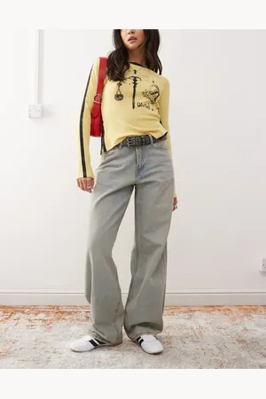 Dr Denim – Hill – Locker und weit geschnittene, gerade Jeans mit niedrigem Bund und „Canyon Light Vintage Blue“-Waschung