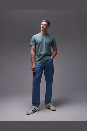 Topman – T-Shirt in verwaschenem in regulärer Passform