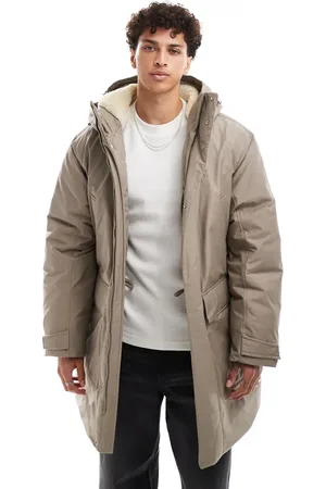 Calvin Klein – Langer Parka in Beige