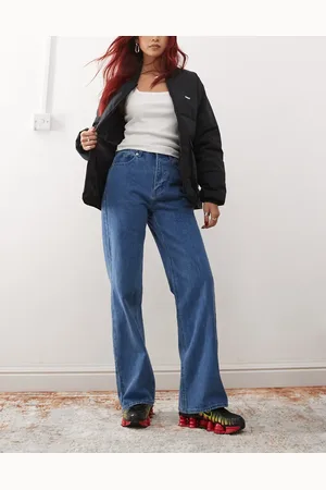 Obey – Errand – 5-Pocket-Jeans in hellem Indigoblau mit hohem Bund