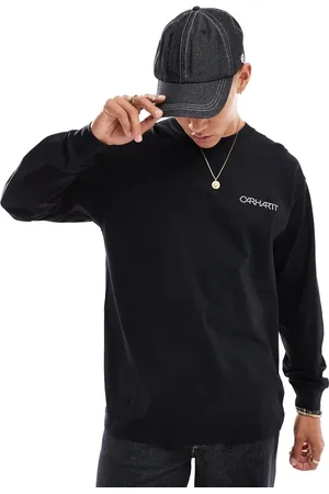 Carhartt – Langärmliges Shirt in mit Detroit-Print