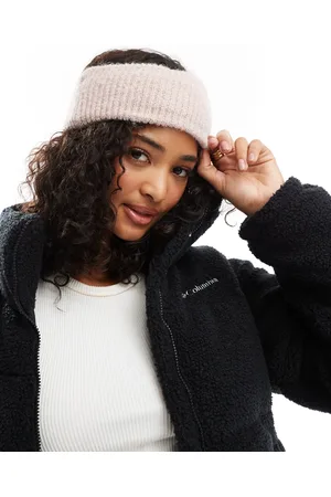 ASOS – Stirnband aus Rippstrick in Hellrosa