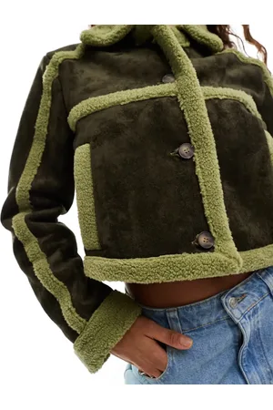 Daisy Street – Kurze Jacke mit Teddyfell-Detail