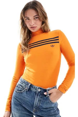adidas – 70s – Langärmliges Oberteil in mit 3-Streifen-Design