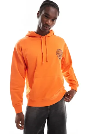 Wrangler – Casey Jones Workwear – Oversize-Kapuzenpullover in mit rundem Vintage-Logo