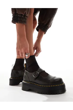 Dr. Martens Dr. Martens – Addina – Mary-Jane-Schuhe aus Leder in Schwarz