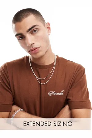 ASOS – T-Shirt in mit City-Stickerei auf der Brust
