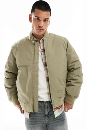 Dickies – Wattierte Bomberjacke in Khaki