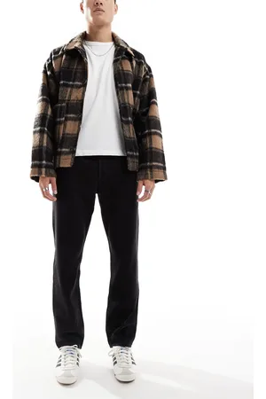 Only & Sons – Jeans in schwarzer Waschung mit geradem Schnitt