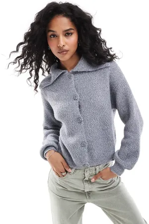 Stradivarius – Strickoberteil in mit Polokragen