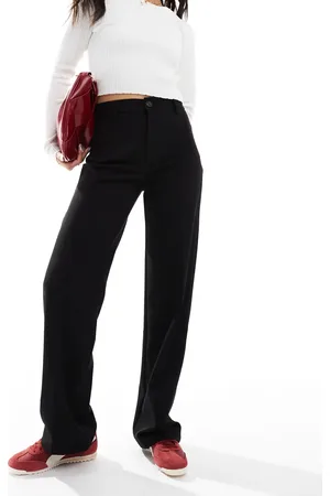 Pull&Bear – Elegante Hose in mit hohem Bund