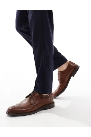 ASOS – Schnürschuhe im Budapester Stil aus hellbraunem Leder