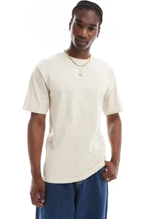 Karl Kani – Essentials – T-Shirt in Hellbeige mit Logo