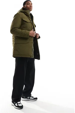 G-Star – Vodan – Longline-Parka in Olivgrün