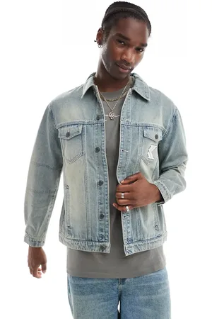 Karl Kani – Wattierte Jeansjacke in