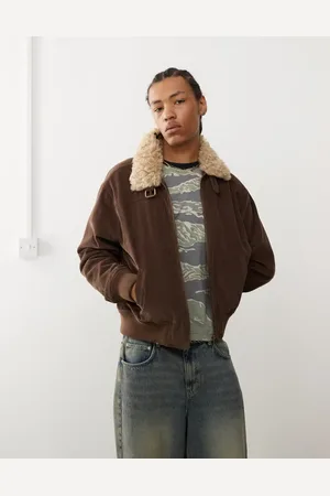 Reclaimed – Piloten-Bomberjacke aus Cord