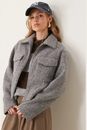 New Look – Kurze Jacke in mit Reißverschluss