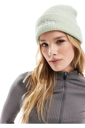 adidas – Strickmütze in Hellgrün