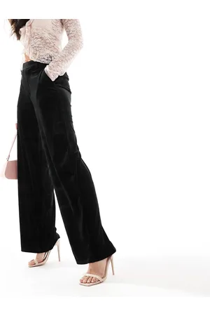 Object – Elegante Samthose in mit weitem Schnitt