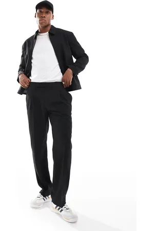 ASOS – Elegante Hose in mit geradem Bein und elastischem Bund, Kombiteil