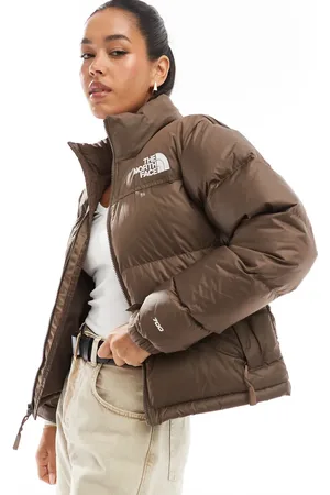 The North Face – 96 Retro Nuptse – Pufferjacke in Dunkelbraun