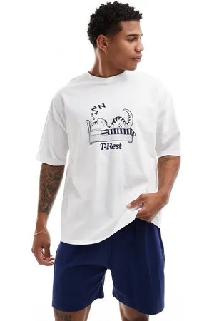 ASOS – Pyjama in mit „T-Rest“-Schriftzug