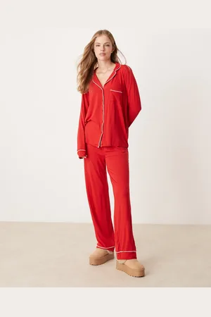 New Look – Langärmliger Pyjama in