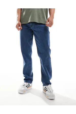Farah – Norwood – Locker geschnittene Jeans in Denim-Waschung