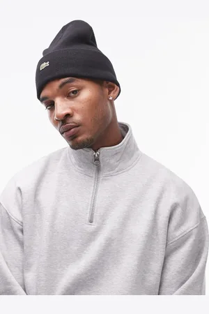 Lacoste – Strickmütze in mit Logo vorn