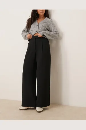 Abercrombie & Fitch – Bundfaltenhose in mit extrem weitem Bein und hohem Bund